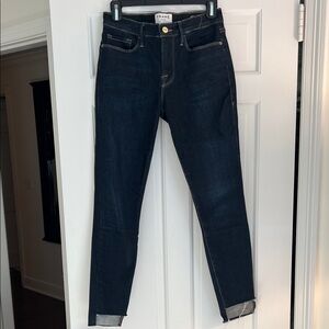 Frame Denim Women's Midnight Blue Ankle Jeans